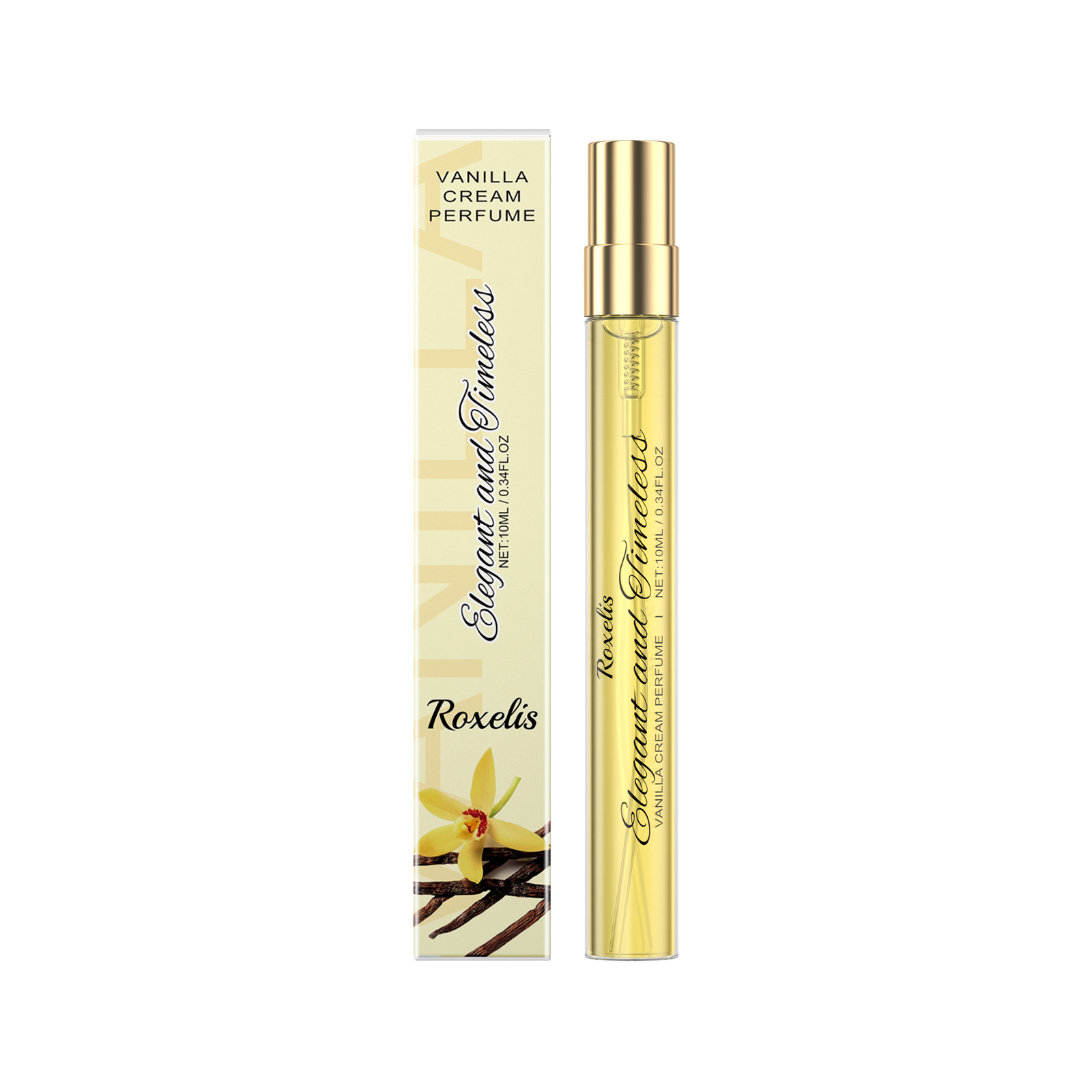 Vanilla Perfume with Creamy Fresh Scent Long Lasting Portable for Everyday Use