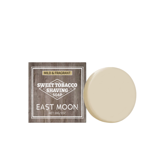 East Moon 甜烟草男士剃须皂 剃深层清洁洗脸泡沫丰富洁面手工皂