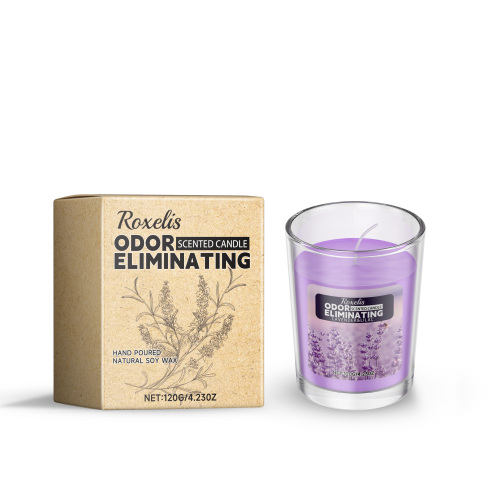 Roxelis 薰衣草香薰蜡烛 持久留香温和成分一室清香舒适净化异味浪漫氛围