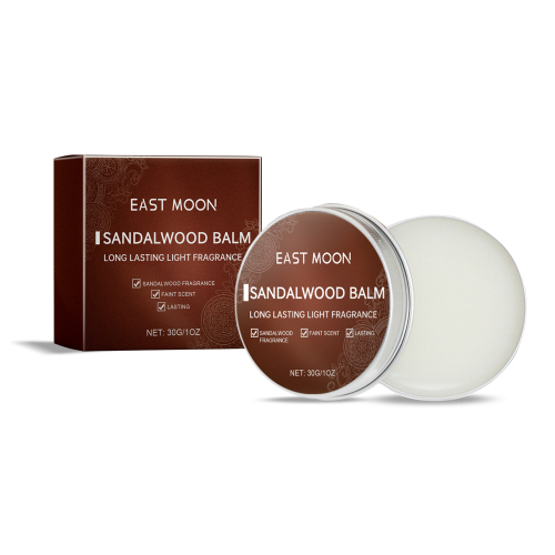 East Moon 固体香膏（男士檀木香） 男士魅力固体香膏清新自然随身持久留香香膏