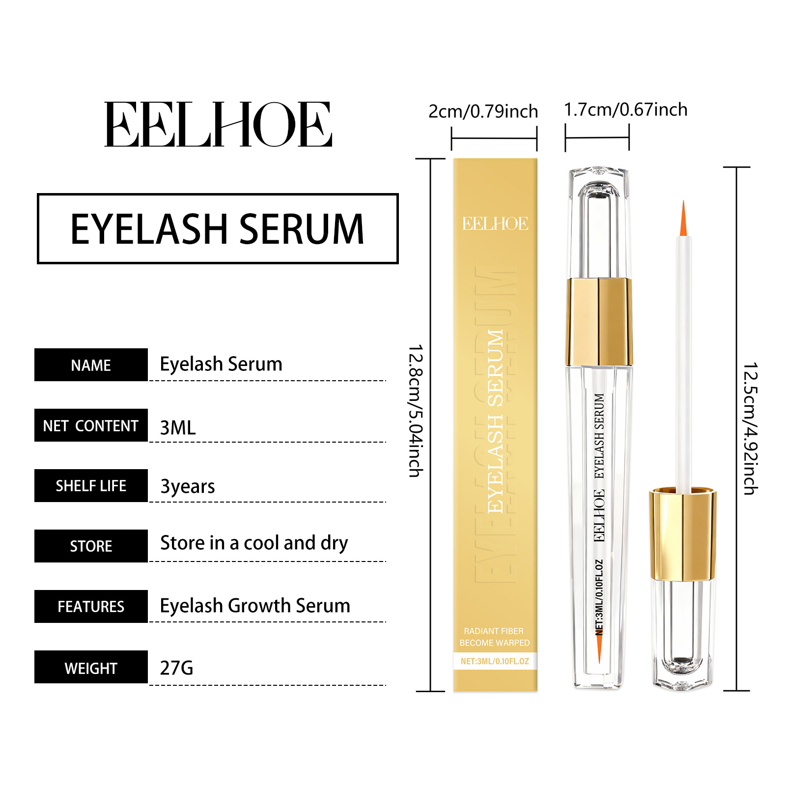 Eelhoe Mascara Für Sanfte Wimpernpflege Und Natürliches Make-up_voghion.com