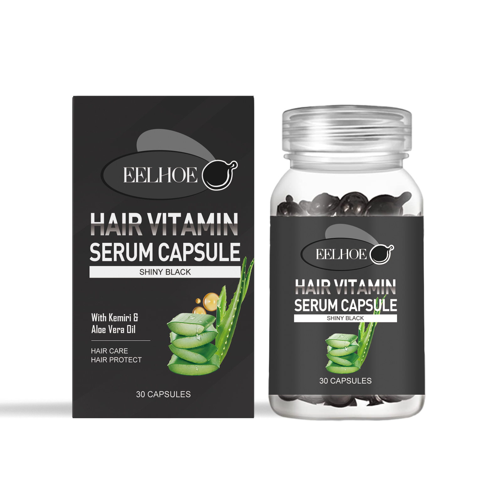 EELHOE Hair Essential Oil Treatment Capsules Moisturize Hair, Repair Dry Hair And Smooth Hair Care Essential Oil_voghion.com