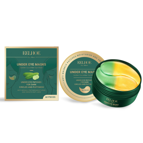 EELHOE 金黄瓜双色眼膜贴 温和补水保湿眼周肌肤柔嫩滋润护理眼膜