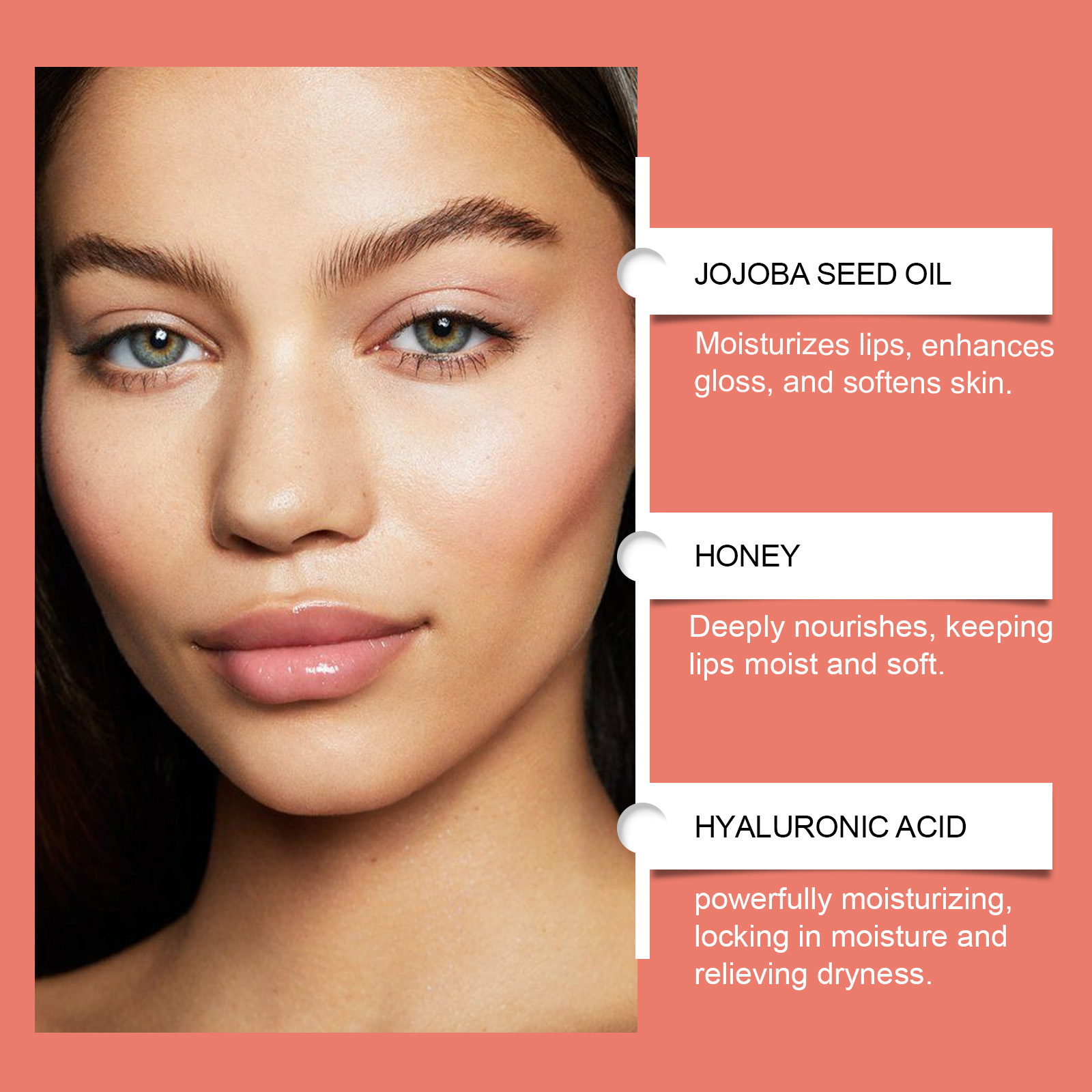 EELHOE Mango Flavor Moisturizing Lip Oil, Daily Nourishes Lips, Enhances Shine, Moistens Non-Sticky Moisturizing Treatment_voghion.com