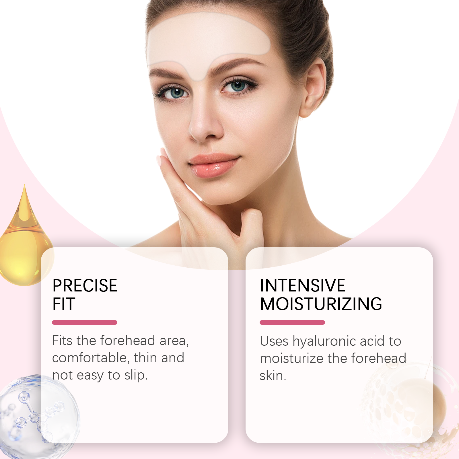 EELHOE Forehead Care Sticker, Gently Nourishing And Moisturizing, Caring For Soft And Delicate Skin, Daily Forehead Care Sticker_voghion.com