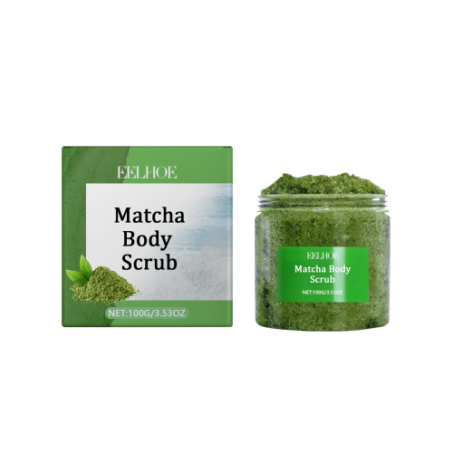 EELHOE 抹茶海盐磨砂膏 身体清洁滋养保湿肌肤滋润补水去角质磨砂
