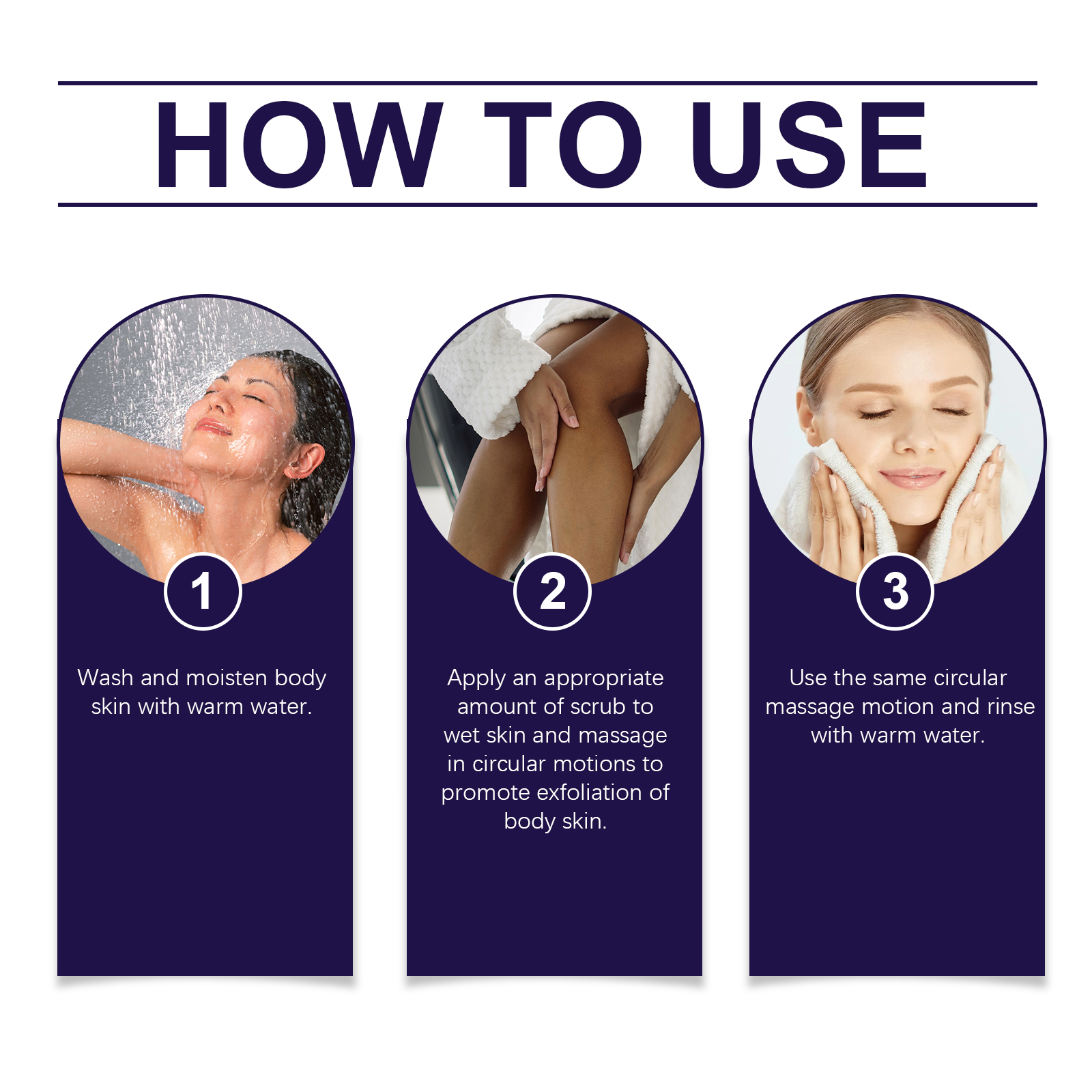 EELHOE Blackberry Sugar Body Scrub, Gentle Cleansing Exfoliating Smooth Skin Hydrating Moisturizing Scrub_voghion.com