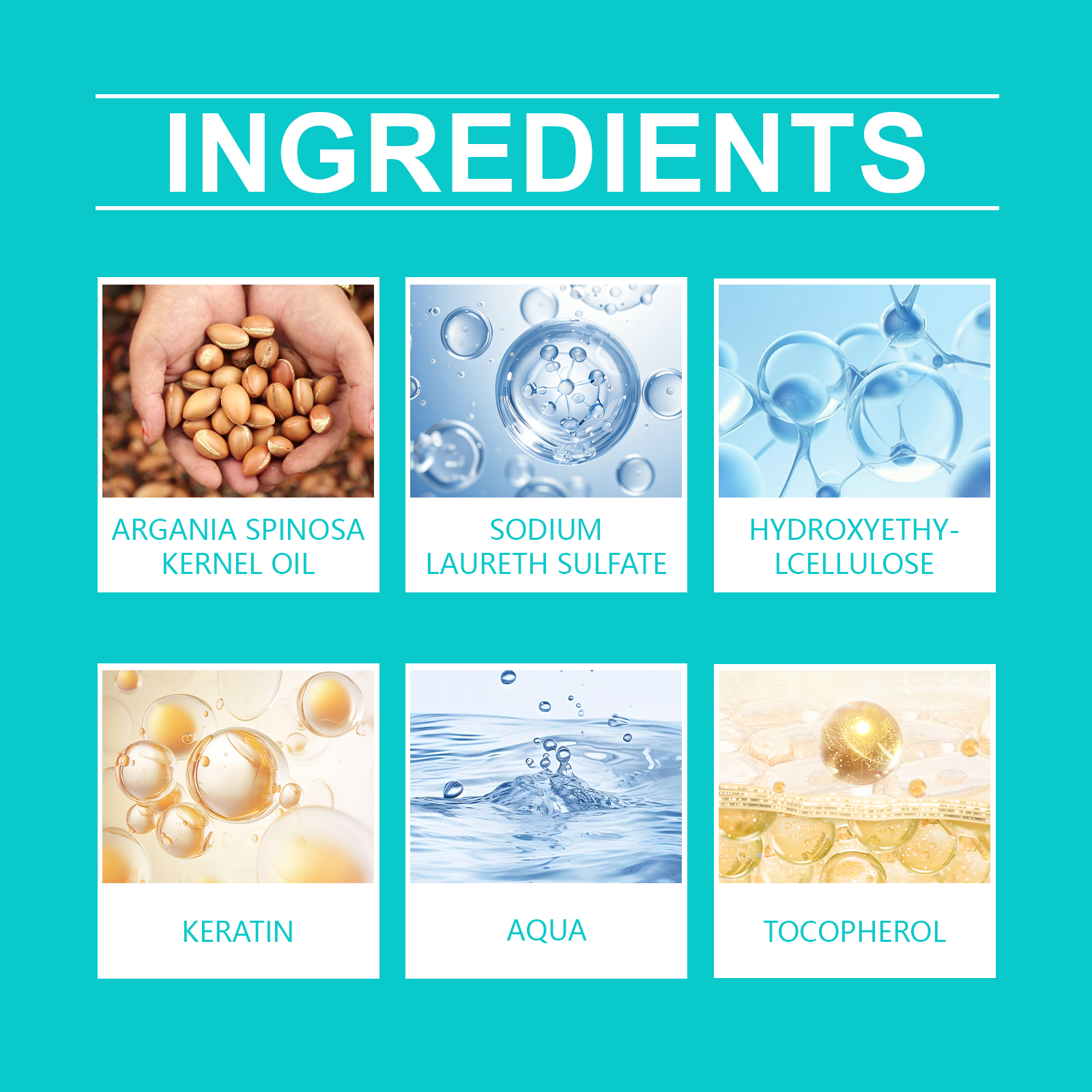 EELHOE Argan Oil Moisturizing Repair Shampoo Moisturizes Dry Hair And Oil Control_voghion.com