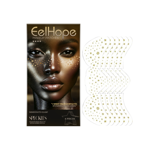 Eelhope 闪光斑点纹身贴 面部贴纸轻松打造自然雀斑妆容美容化妆