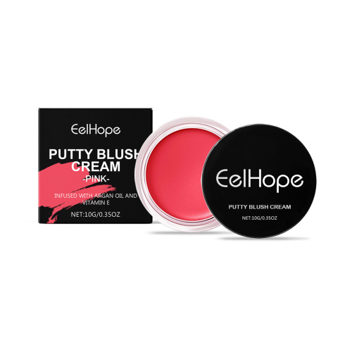 Eelhope 粉色腮红泥 自然细腻轻薄红润显色妆容持久单色哑光腮红