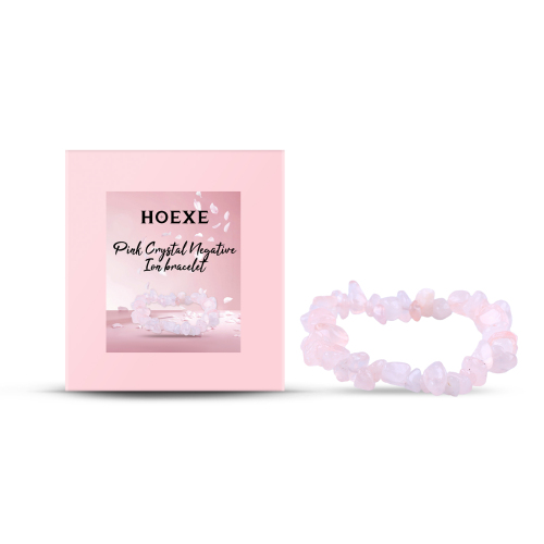 Hoexe 粉晶手链 手部装饰服饰配饰粉色珠子个性潮流搭配