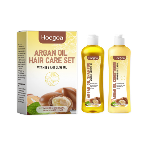 Hoegoa 摩洛哥坚果仁洗护套装 滋润发丝清洁头皮柔顺光泽护发套装