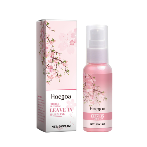 Hoegoa 樱花免洗护发膜 修护头发干枯毛躁顺滑亮泽清爽柔顺秀发膜
