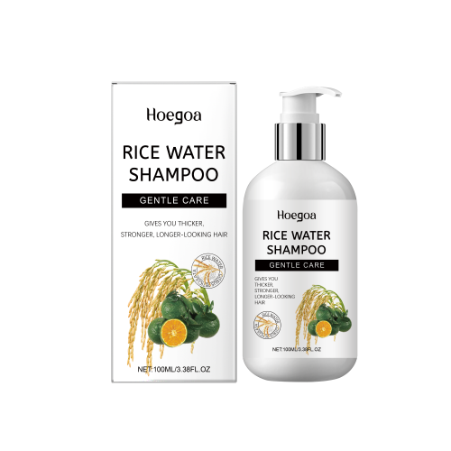 Hoegoa 大米洗发水 头皮清洁按摩护理补水滋润柔顺秀发滋养洗发水