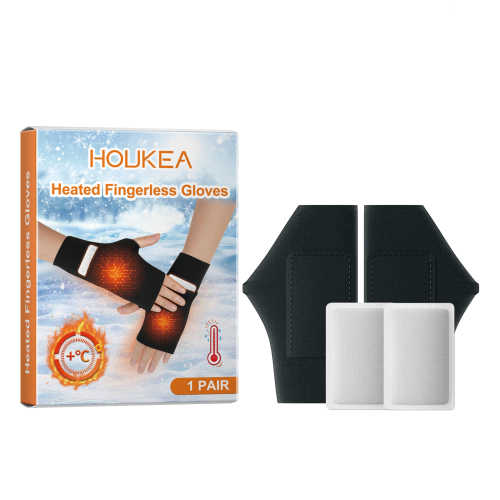Houkea 保暖露指手套 冬季手部护理暖宝宝保暖舒缓身体露指手套