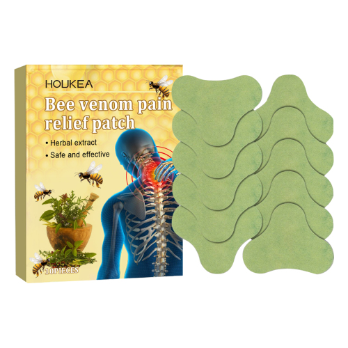 Houkea  蜂毒颈部护理贴 缓解关节膝盖腰椎肩颈筋骨酸痛草本成分