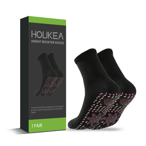 Houkea 自热按摩身体袜 足部按摩亲肤弹力透气舒适身体护理袜