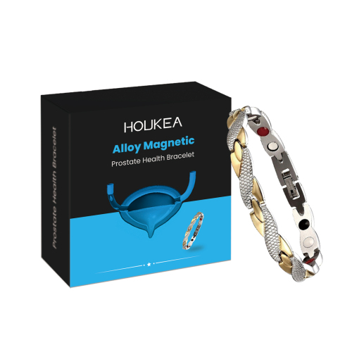 Houkea 男士护理手环 男性身体舒缓轻便时尚感舒适日常佩戴手链