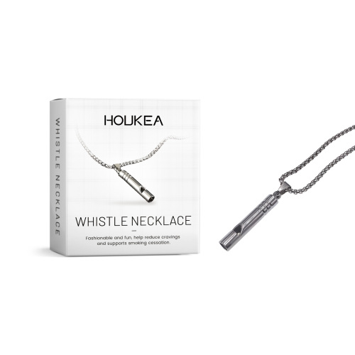 Houkea 简约可吹响口哨项链 时尚大方乐趣轻便耐用服装配饰饰品