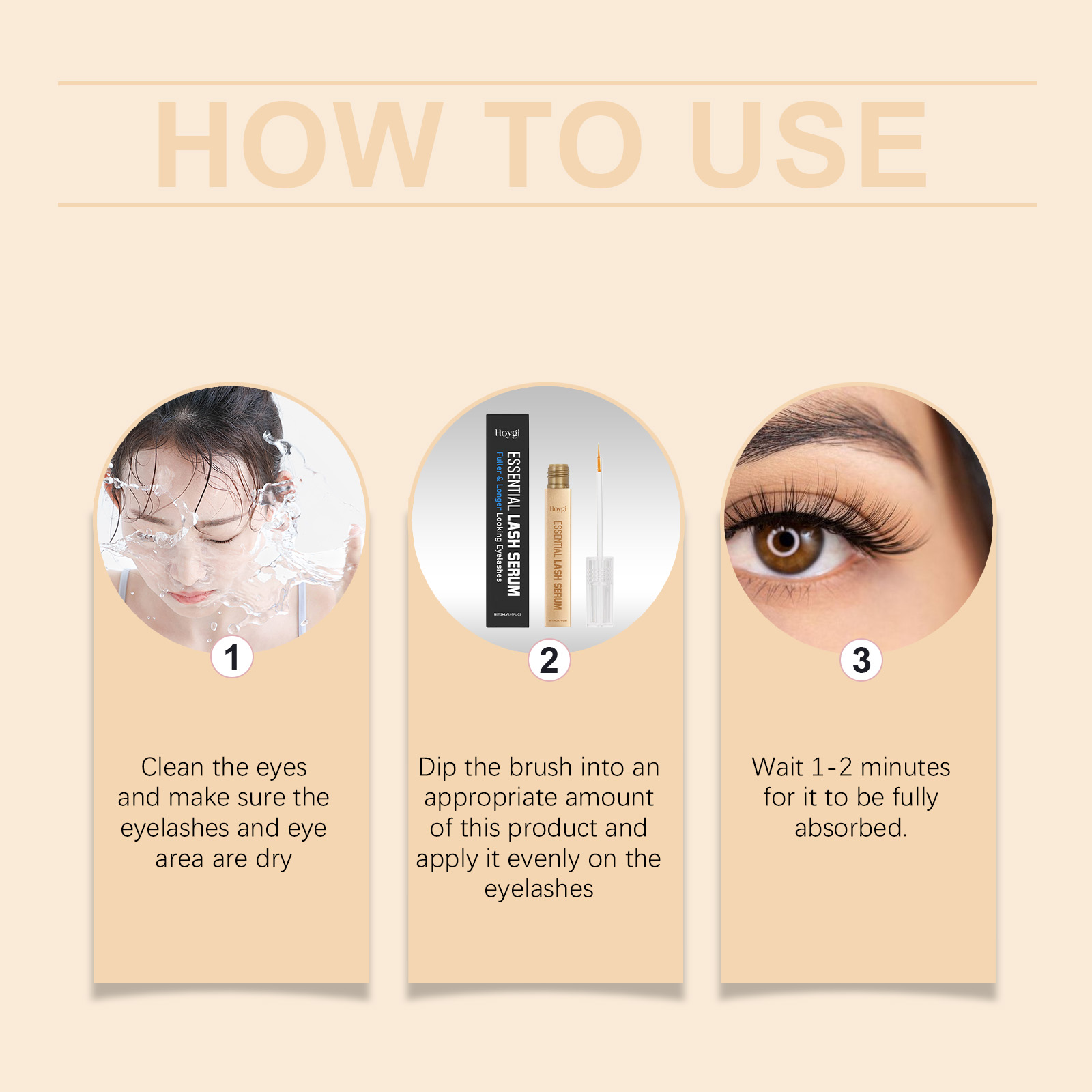 Hoygi Mascara For Longer Darker Lashes Moisturising Curling Mascara_voghion.com