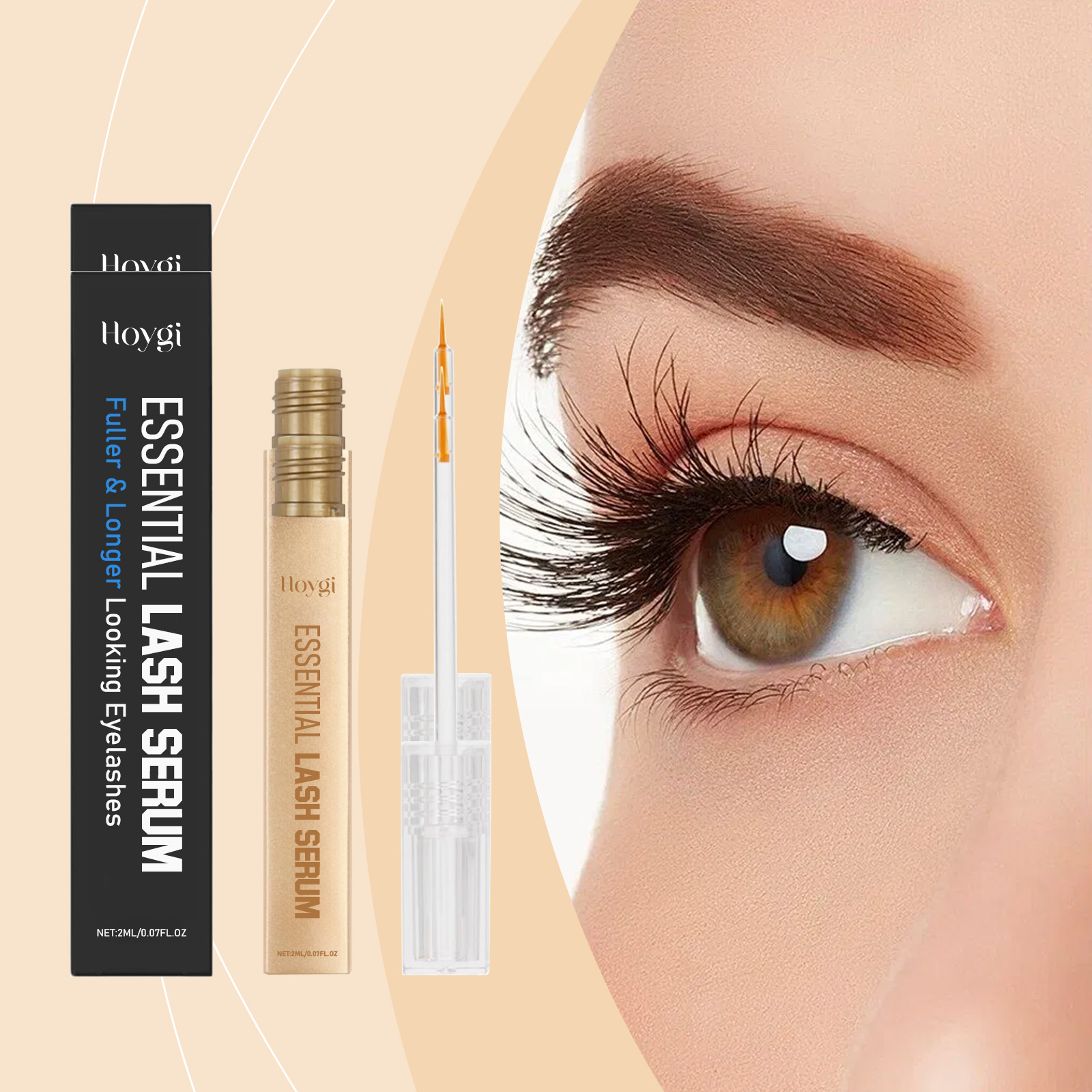 Hoygi Mascara For Longer Darker Lashes Moisturising Curling Mascara_voghion.com