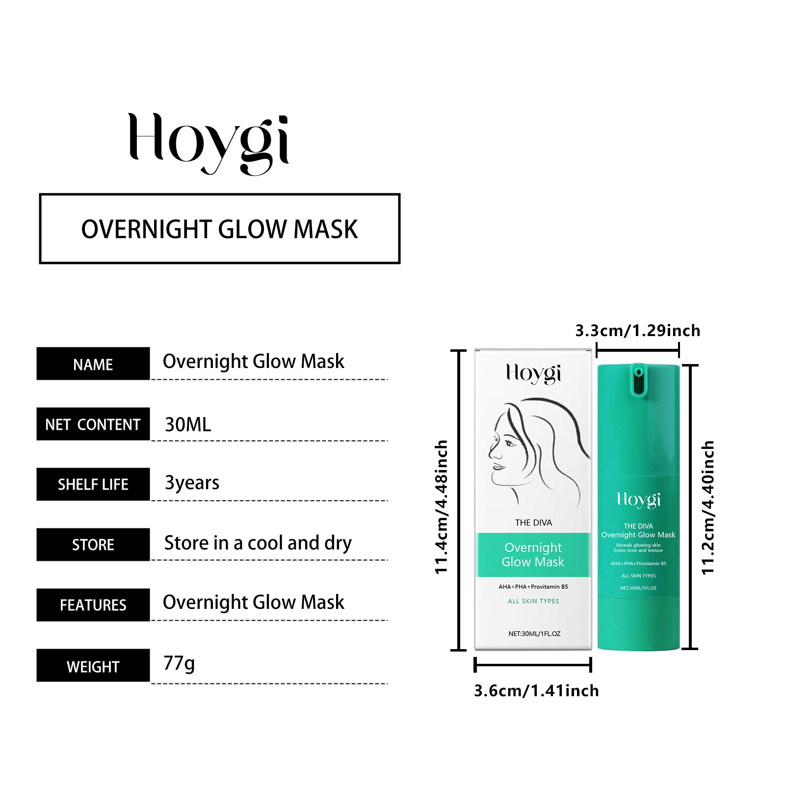 Overnight Glow Mask For Intensive Skin Hydration And Radiance_voghion.com