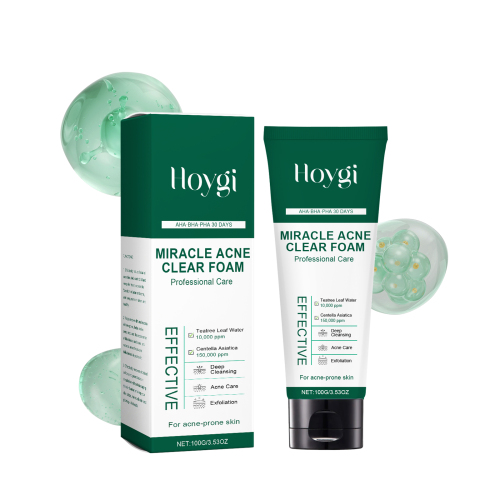 Hoygi 茶树净痘洗面奶 日常控油温和清洁毛孔肌肤补水净痘洁面乳