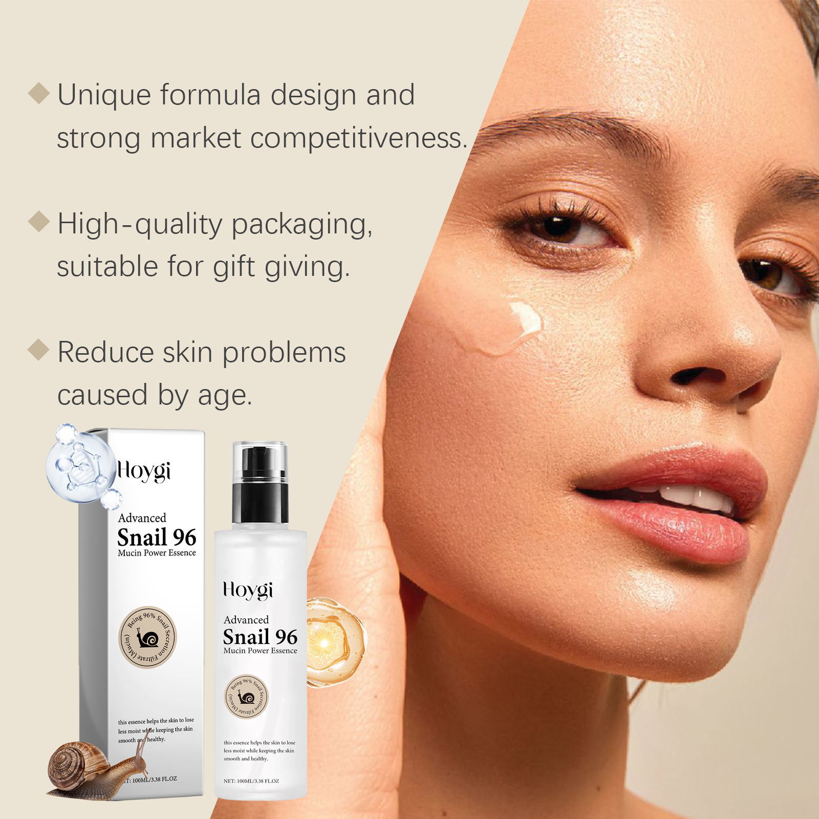 hoygi-snail-mucin-serum-hydrating-moisturizing-clear-radiant-radiant-and-rough-essence