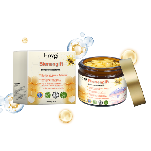 Hoygi 蜂毒胶囊精华克尤霜 清洁皮肤克尤滋润保湿光滑肌肤克尤霜