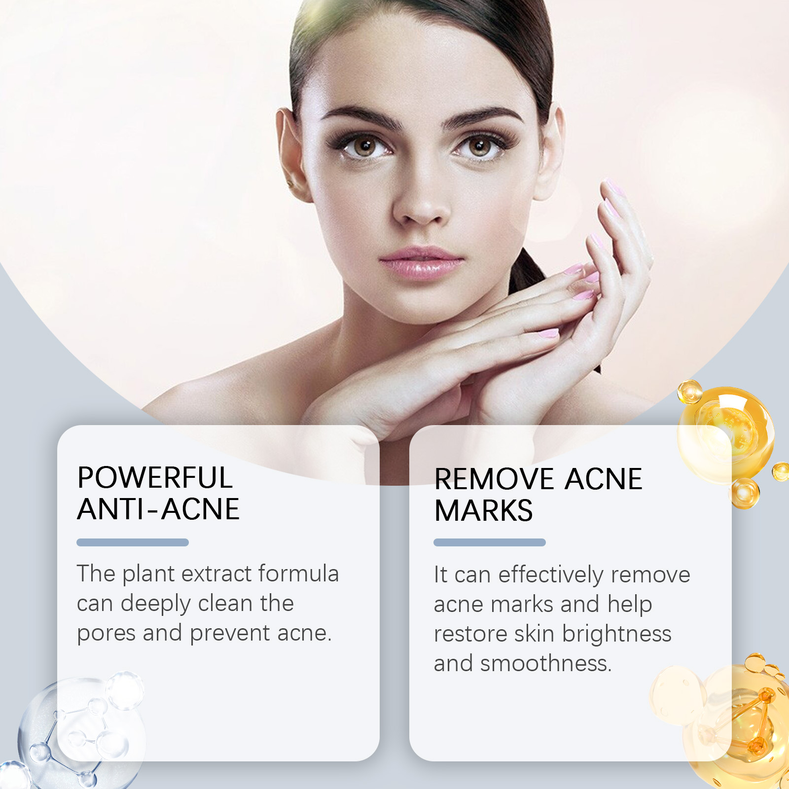Hoygi Acne Soothing Serum Facial Skin Hydrating And Moisturizing Pitted And Pimple Mild Care Solution_voghion.com