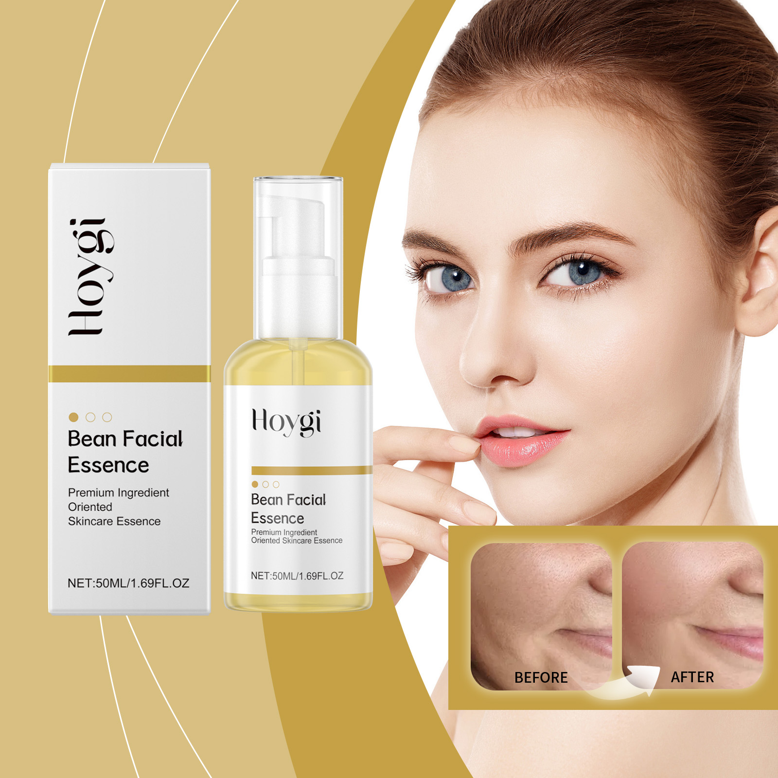 Hoygi Nourishing And Firming Face Essence Tightens Skin, Moisturizes And Improves Skin Elasticity Daily Skin Care Essence_voghion.com