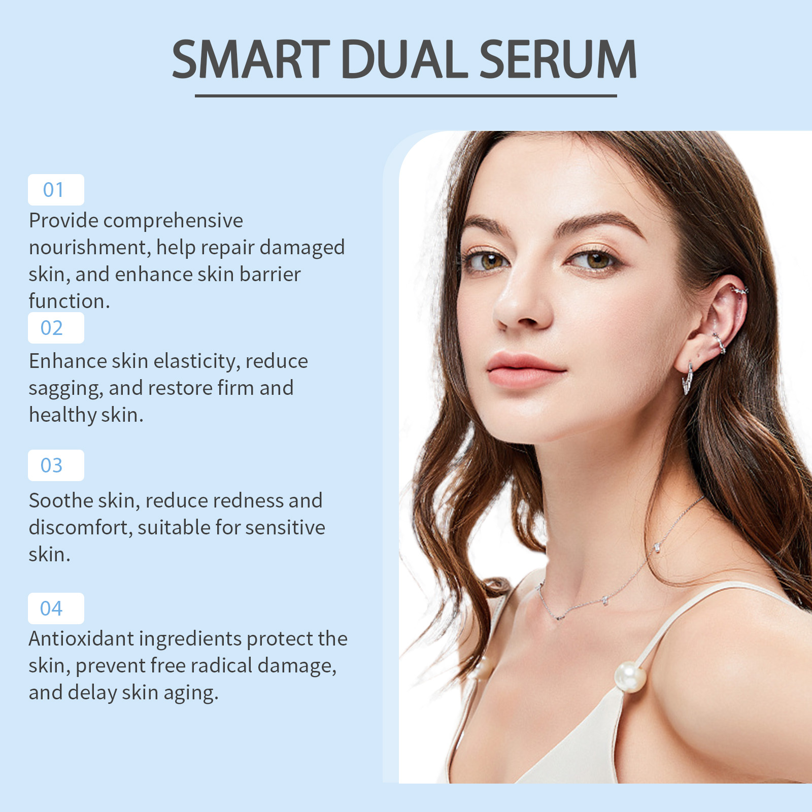 Hoygi Brightening Essence Mild Ingredients Moisturize Skin Hydrating Hydrating Rejuvenating Essence_voghion.com