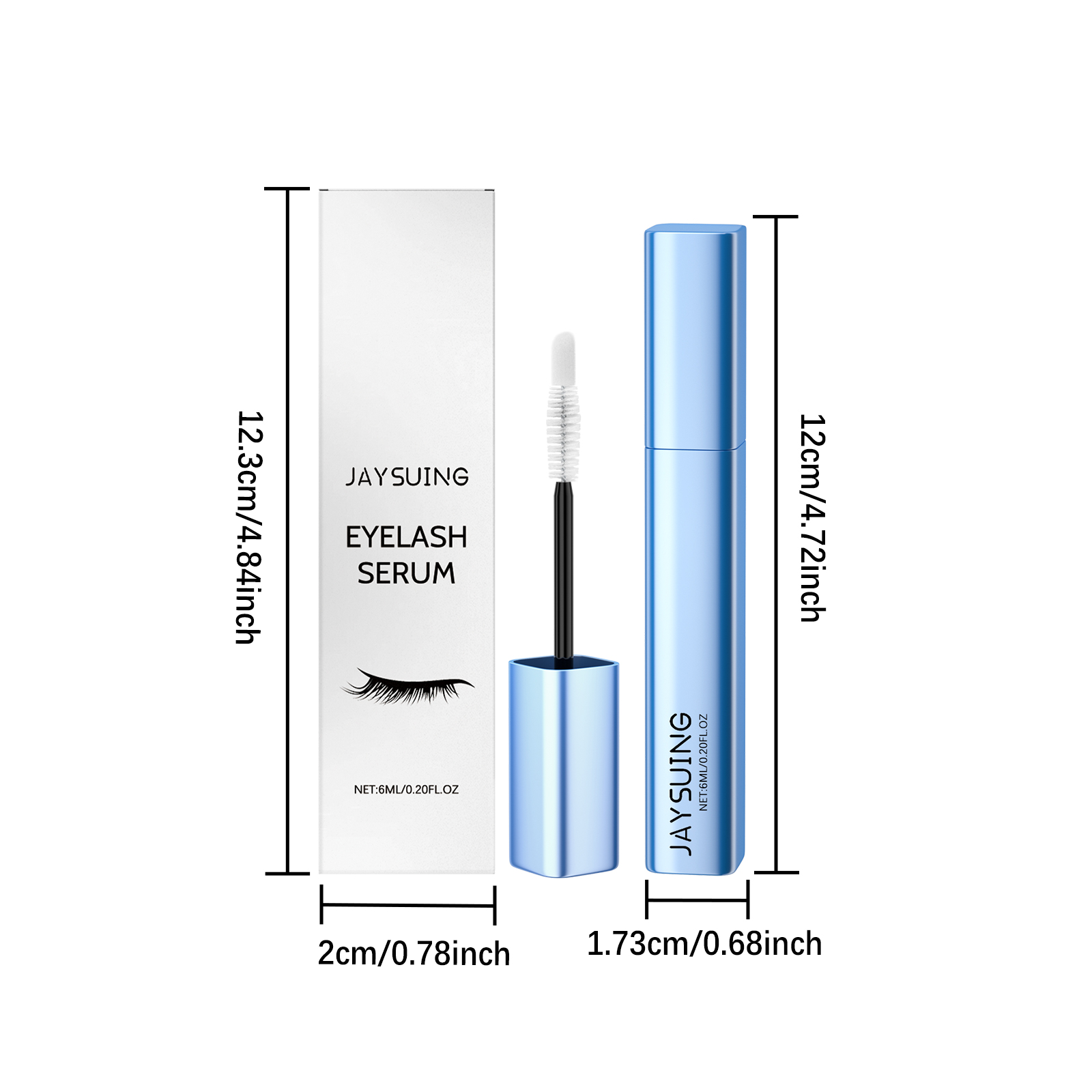 Jaysuing Mascara For Naturally Curled Smudge-proof Eyelashes_voghion.com