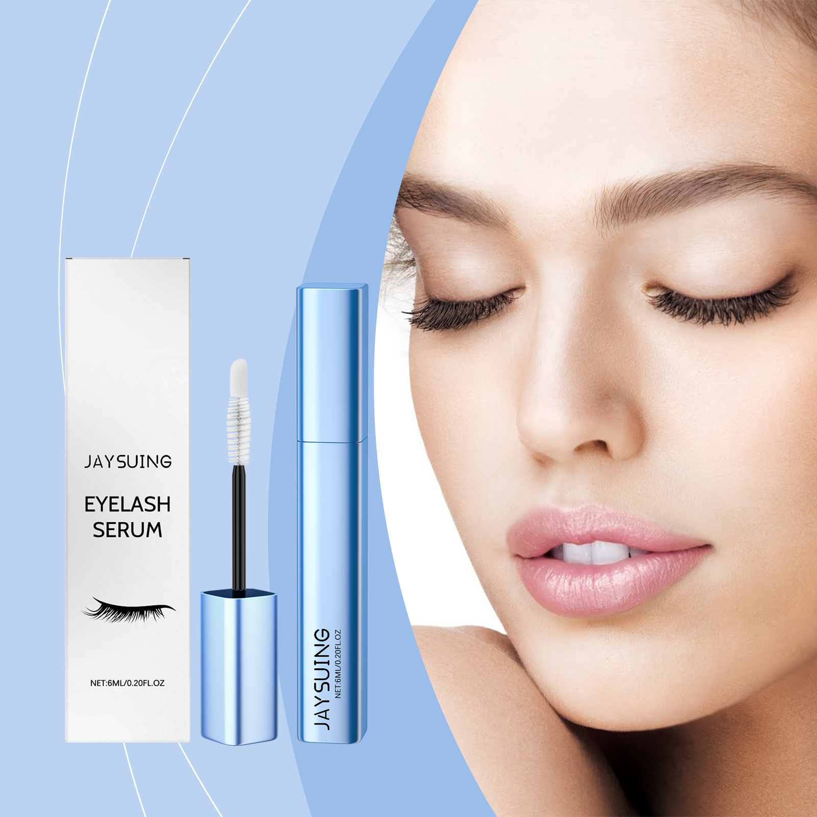 Jaysuing Mascara For Naturally Curled Smudge-proof Eyelashes_voghion.com