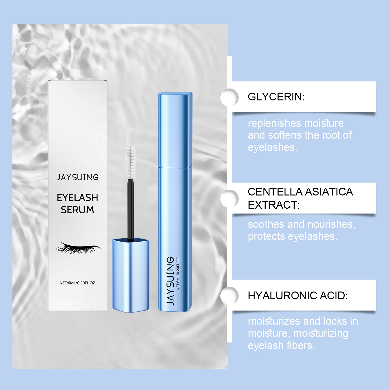 Jaysuing Mascara For Naturally Curled Smudge-proof Eyelashes_voghion.com