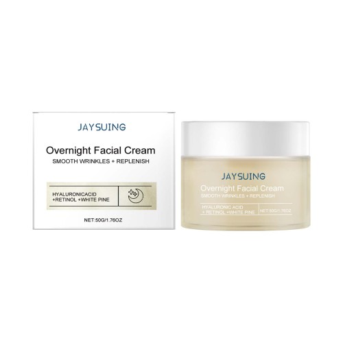 Jaysuing 松树保湿晚霜 补水滋润面部护理亮泽柔嫩肌肤滋养保湿霜