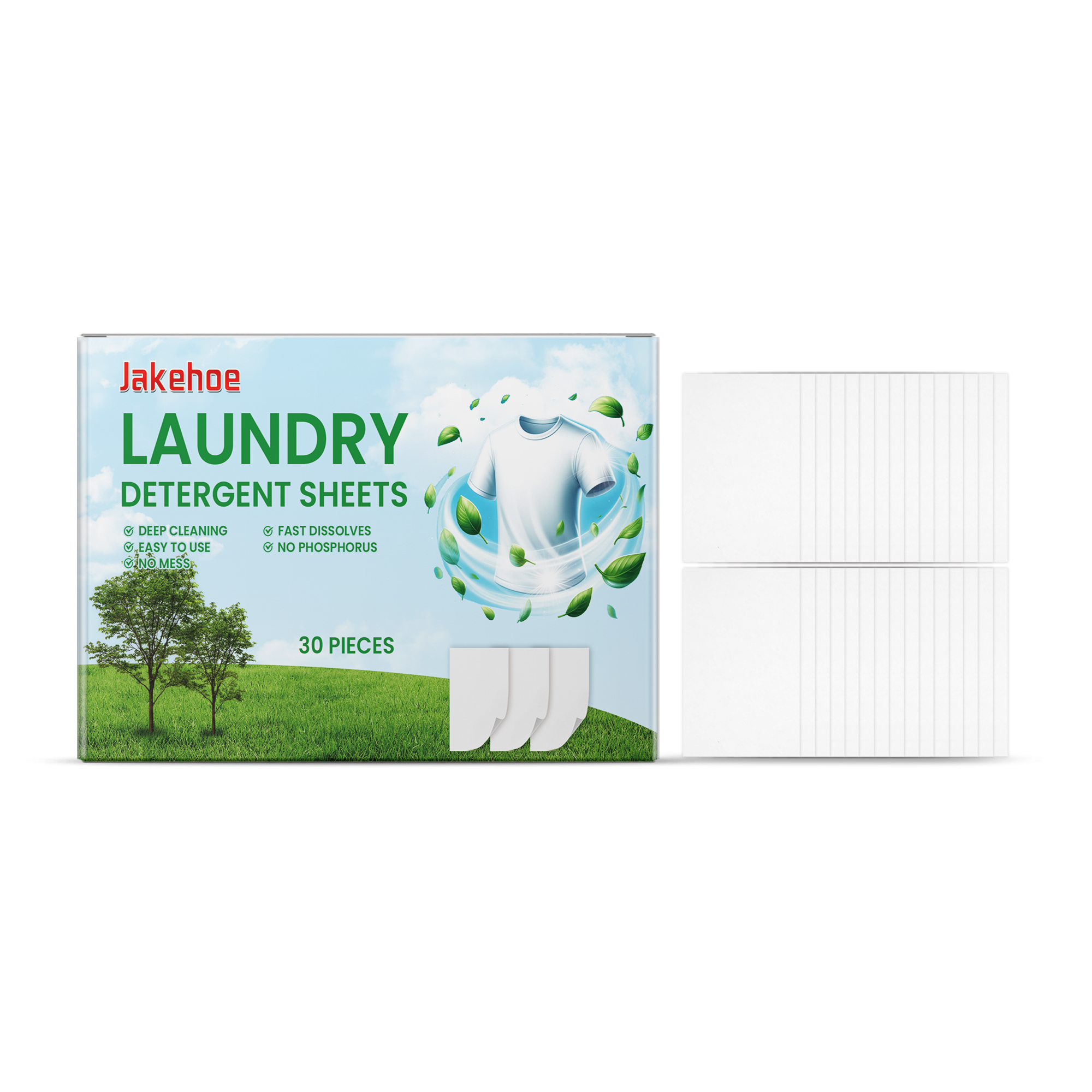 Jakehoe Laundry Tablets For Laundry Cleaning And Stain Removal Convenient Home Care Fabric Long-Lasting Fragrance Laundry Tablets_voghion.com