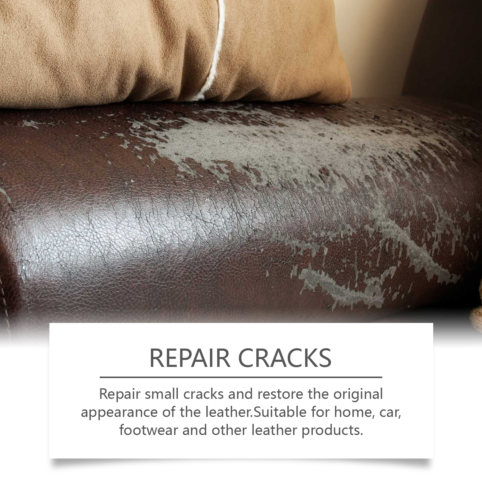 Jakehoe Furniture Leather Repair Kit Leather Furniture Sofa Seats Car Interior Leather Repair Cream_voghion.com