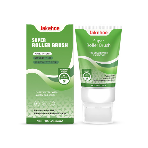 Jakehoe 墙面修补漆 翻新用白色涂料墙漆滚轮式刷墙裂痕涂鸦遮盖
