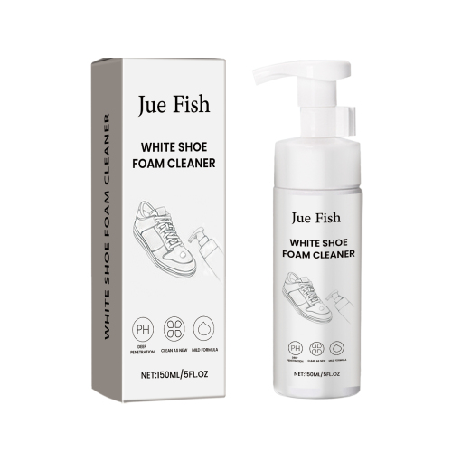 Jue-Fish 白鞋泡沫清洁剂 清洁去污渍亮白多功能擦鞋泡沫清洁剂