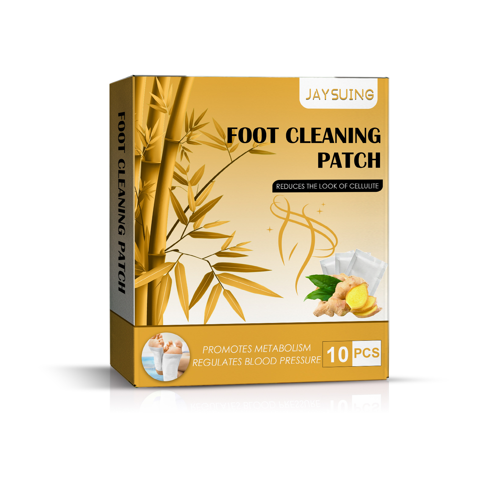 jaysuing-ginger-body-shaping-foot-patch-body-dehumidification-firming-slimming-massage-patch