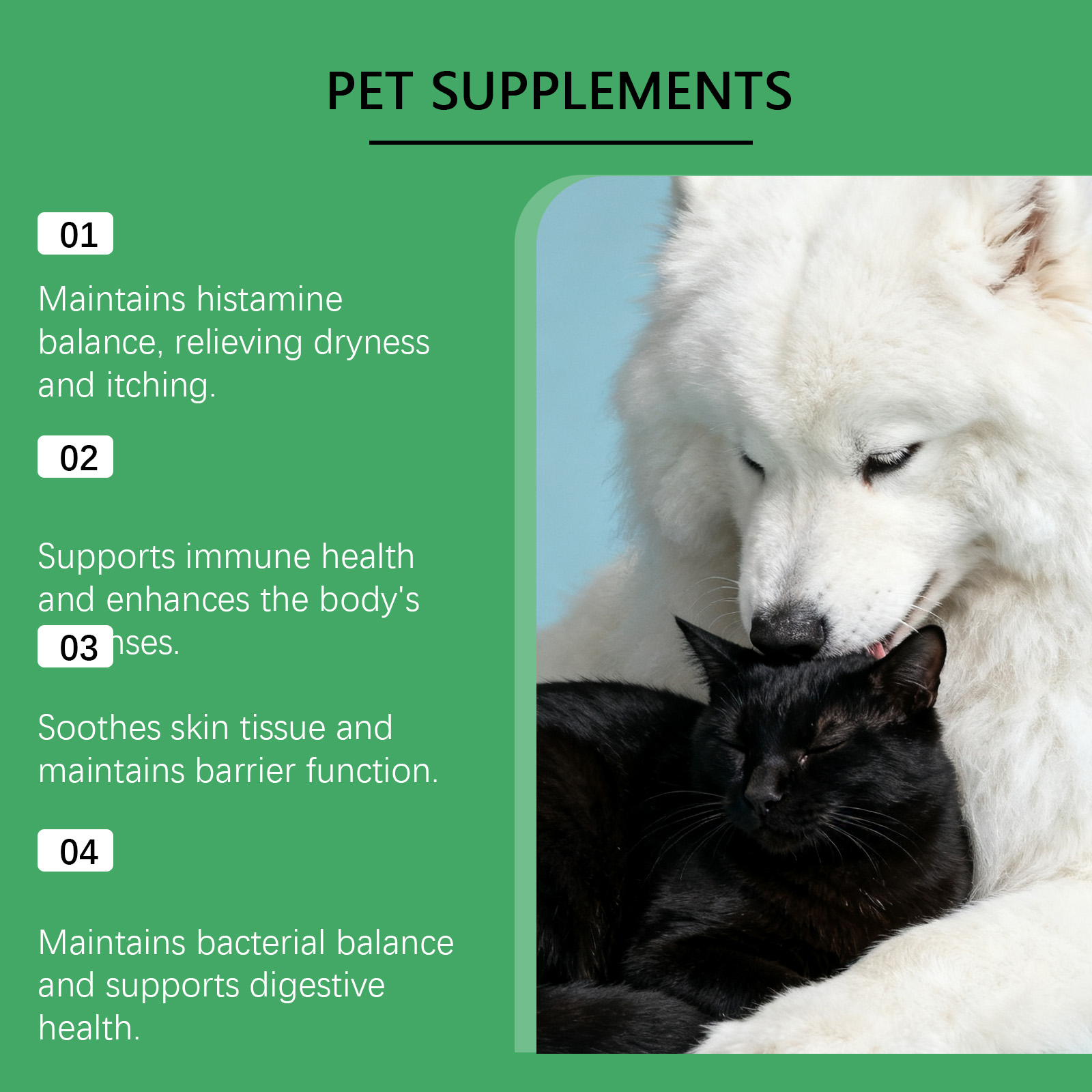 Kriath Pet - Cuidado Diário Suave para Desconforto de Pele em Animais de Estimação - Gotas Fáceis de Usar_voghion.com