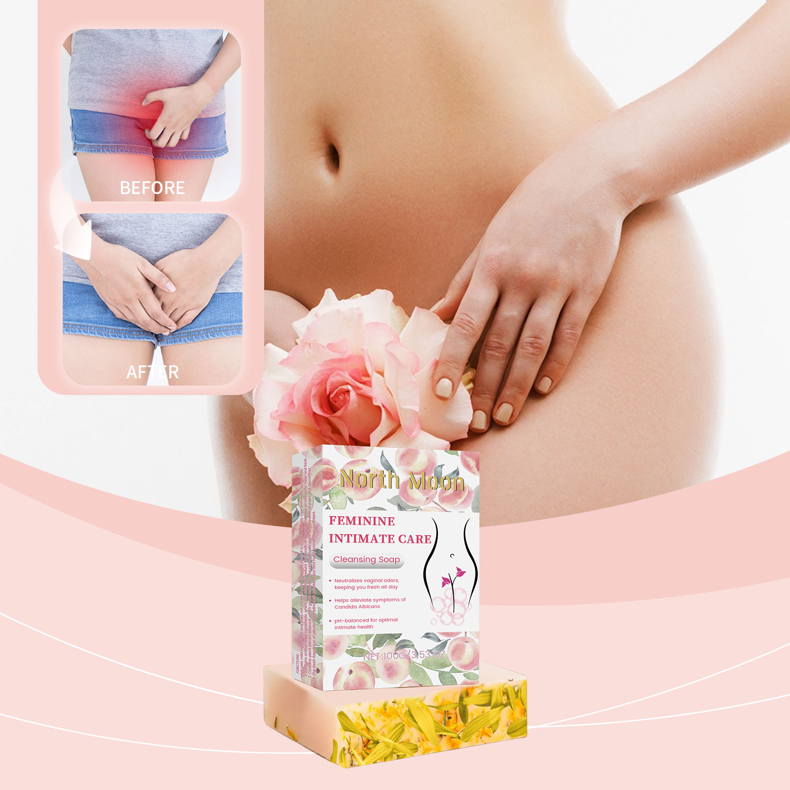 north-moon-womens-body-care-soap-gentle-moisturizing-clean-odor-refreshing-body-skin-care-soap