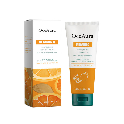OceAura 维C洁面膏 提亮肤色清洁面部肌肤温和补水保湿滋养洗面奶