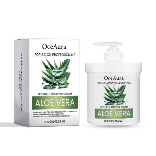 OceAura 芦荟修护保湿霜 芦荟胶补水保湿痘肌滋润晒后舒润保湿霜