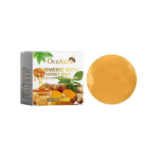 OceAura 蜂蜜姜黄皂 温和日常清洁面部毛孔提亮肌肤洁面护理皂