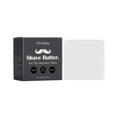 OceAura 男士剃须皂 温和清洁顺滑剃须体验深层保湿舒缓干燥肌肤