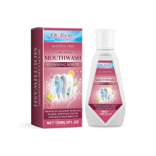 Oralhoe 口腔护理美牙漱口水 薄荷味清新口气牙龈护理温和不刺激