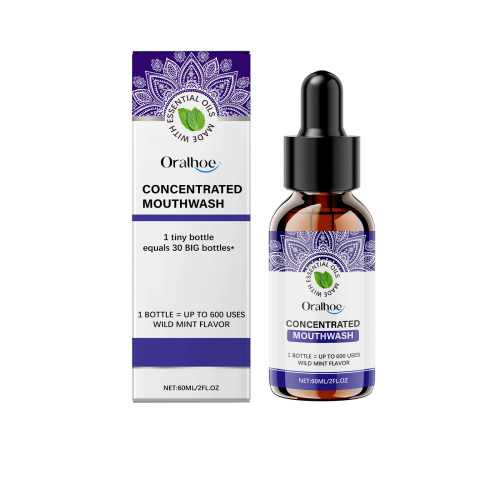 Oralhoe 薄荷美牙漱口水 温和呵护牙齿清洁清新异味护理漱口水