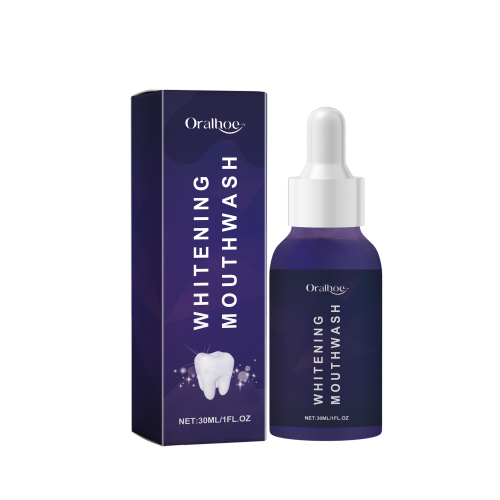 Oralhoe 紫色美牙漱口水 温和成分呵护牙齿清洁污渍残留清新异味